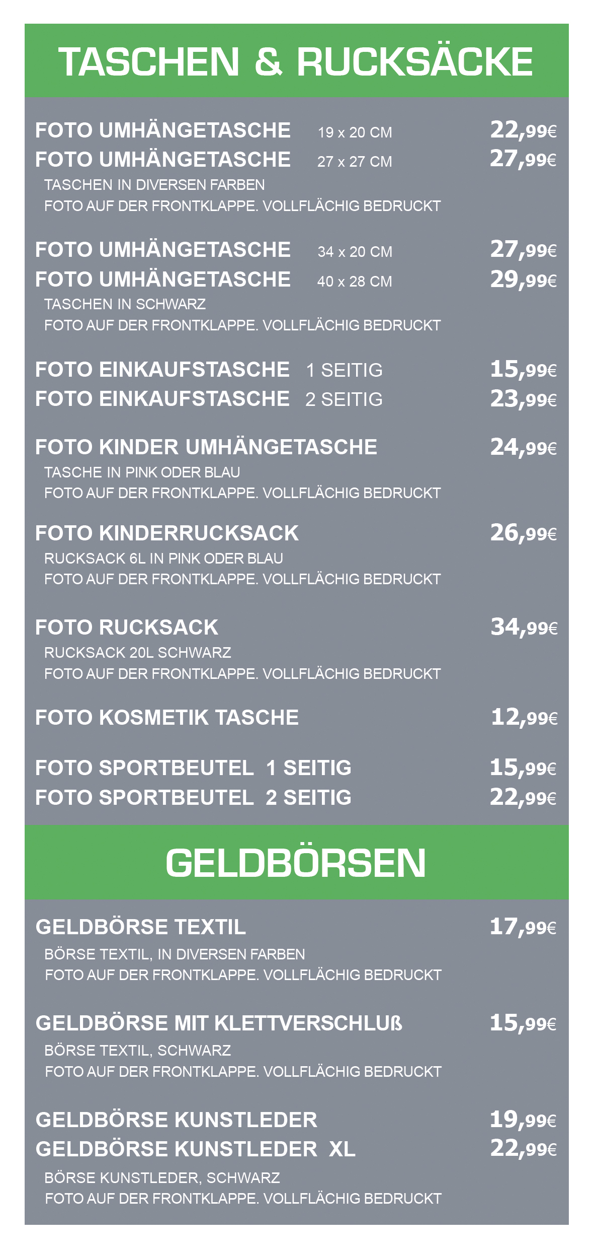 Geschenkartikel-Preise